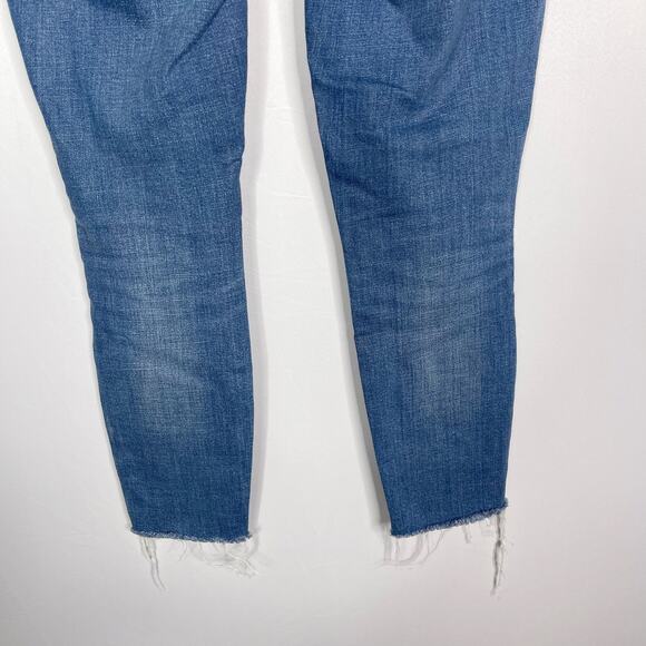 Gap Womens Size 28 R True Skinny Ankle Jeans Medium Indigo Wash Cotton Stretch - Picture 9 of 13